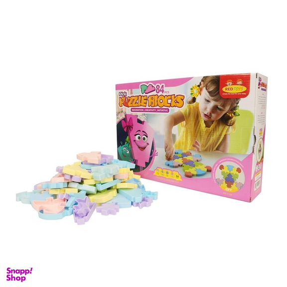 اسباب بازی پازل اشکال بلو رد تویز (Red Toys) بسته 84 قطعه
