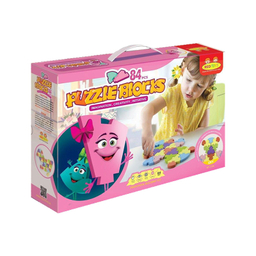 اسباب بازی پازل اشکال پینک رد تویز (Red Toys) بسته 84 قطعه