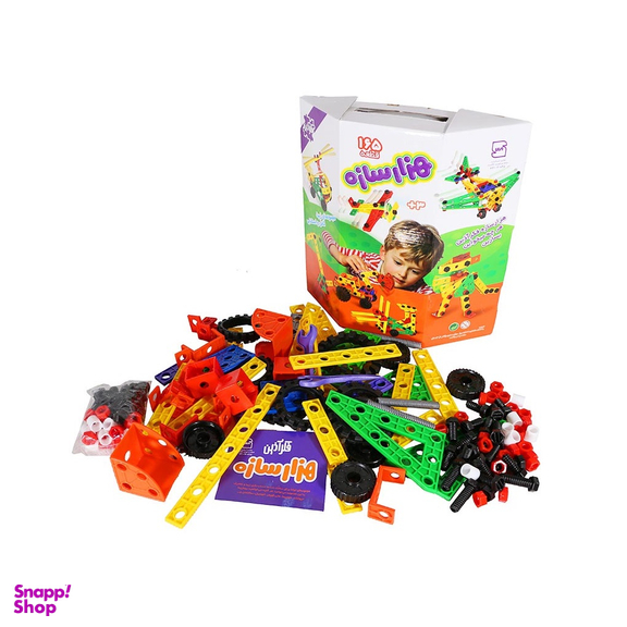 اسباب بازی هزار سازه 165 قطعه فکر آذین