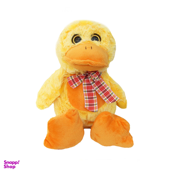 عروسک پولیشی جوجه اردک فانتزی سایز 30 زرد