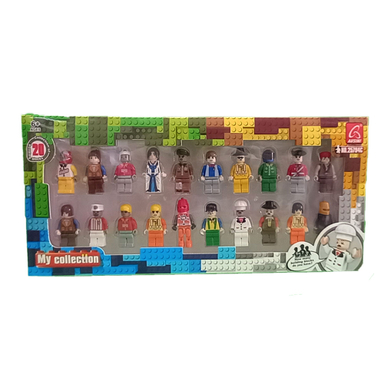 اکشن فیگور لگو (Lego) مدل آدمک مجموعه 20 عددی
