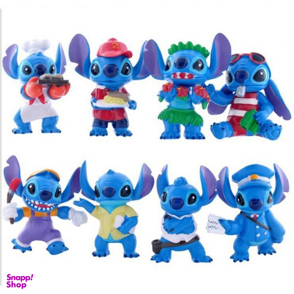 فیگور دیزنی (Disney) طرح Lilo - Stitch مجموعه 8 عددی