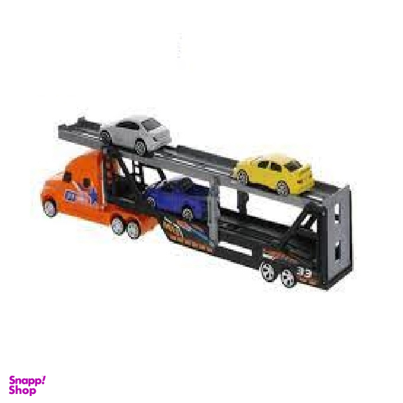 اسباب بازی موتورمکس (Motormax) مدل کامیون حمل ماشین و موتور کد 76540