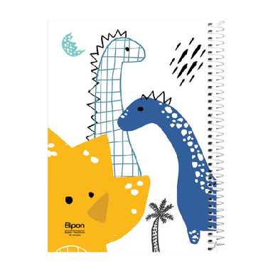 دفتر 40 برگ سیمی الیپون (Elipon) طرح فانتزی کد 2141207