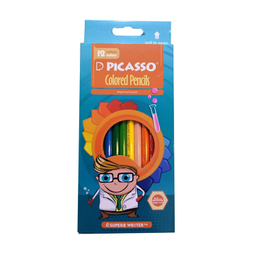 مداد رنگی 12 رنگ پیکاسو (Picasso) جعبه مقوایی