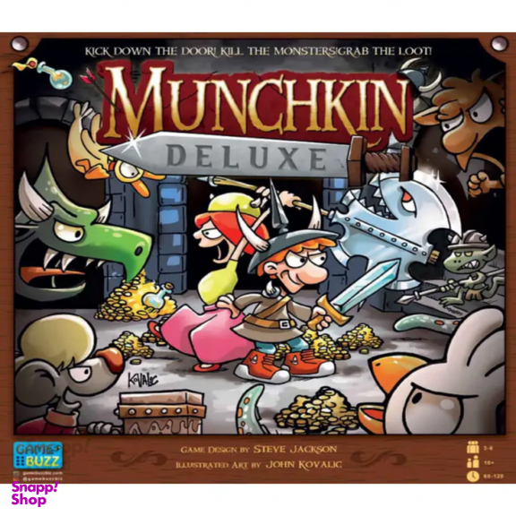 بازی فکری گیم باز مدل مانچکین (Munchkin Deluxe)