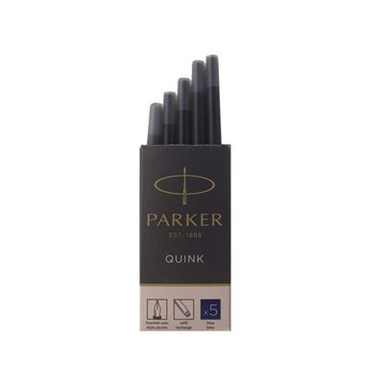 جوهر خودنویس پارکر (Parker) مدل Quink بسته 5 عددی رنگ آبی تیره