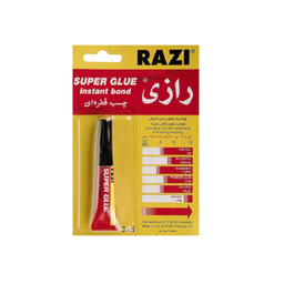 چسب قطره ای رازی مدل Super Glue حجم 3 میلی لیتر