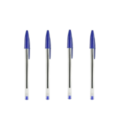 خودکار بیک (Bic) سری 1.0 مدل کریستال بسته 4 عددی آبی