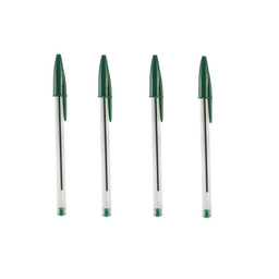 خودکار بیک (Bic) سری 1.0 مدل کریستال بسته 4 عددی سبز