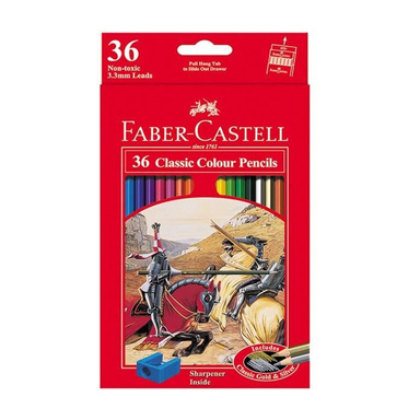 مدادرنگی فابرکاستل (Fabercastell) بسته مقوایی 36 رنگ