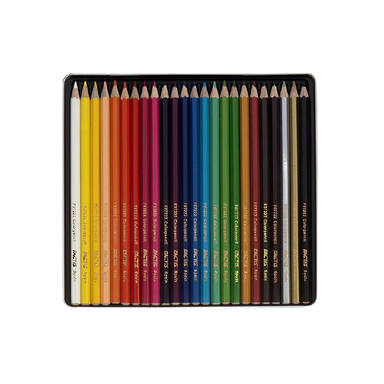 مدادرنگی فکتیس (Factis) بسته فلزی 24 رنگ