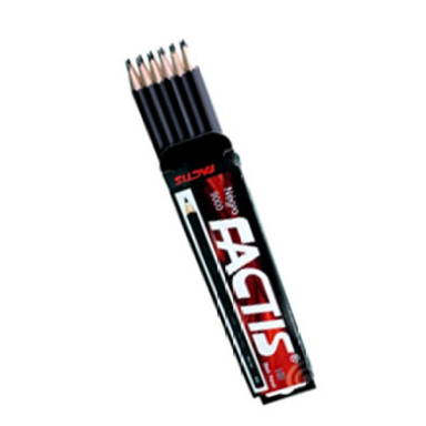 مداد فکتیس (Factis) رنگ مشکی بسته 12 عددی