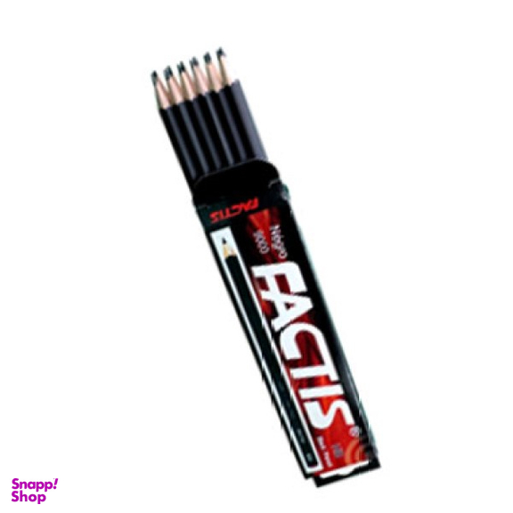 مداد فکتیس (Factis) رنگ مشکی بسته 12 عددی