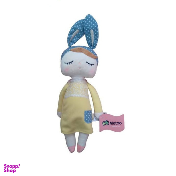 عروسک آنجل مدل 44 سانتی متر لباس جیب دار رنگ زرد