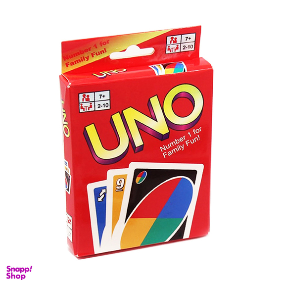 بازی فکری 108 کارتی اونو مدل uno 742