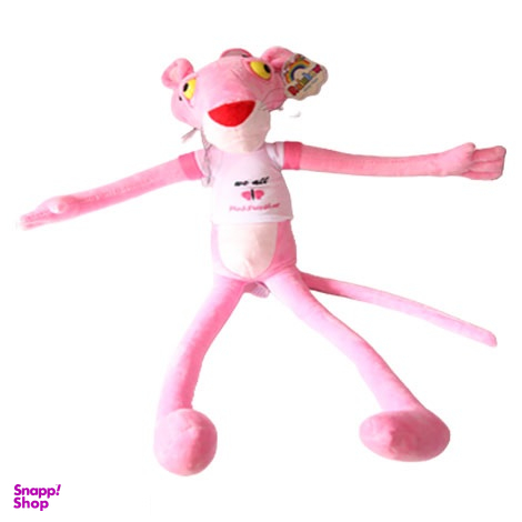 عروسک پلنگ صورتی رنگ صورتی