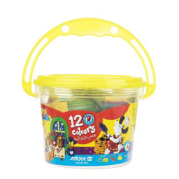 خمیر بازی سطلی 12 رنگ آریا (Arya) کد 1069