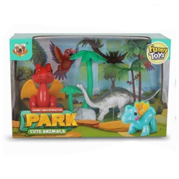ست مفصلی پارک تینی تویز (Tiny toys) مدل 150 رنگ بنفش