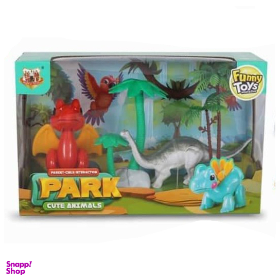 ست مفصلی پارک تینی تویز (Tiny toys) مدل 150 رنگ بنفش