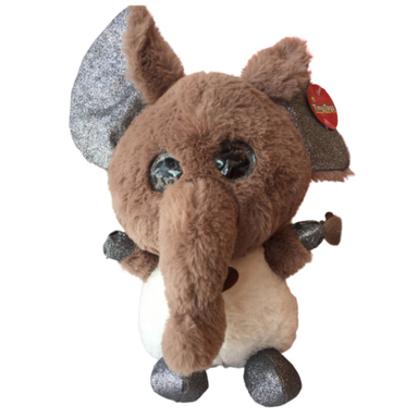 عروسک فیل چشم تیله ای ارتفاع 30 سانتی متر