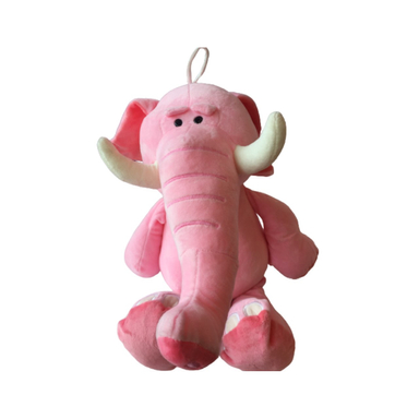 عروسک فیل چینی صورتی ارتفاع 45 سانتی متر