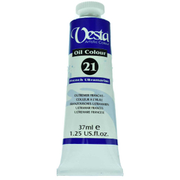 رنگ روغن وستا شماره 21 رنگ آبی الترامارین