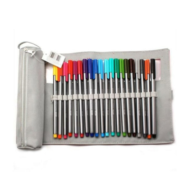 روان نویس استدلر (Staedtler) مدل نوک نمدی کیفی 20 رنگ