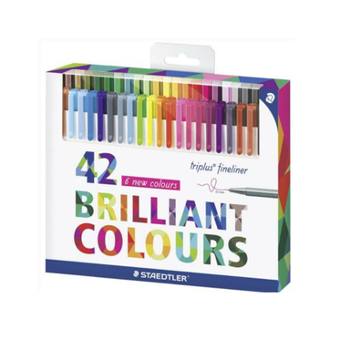 روان نویس استدلر (Staedtler) مدل نوک نمدی مقوایی 42 رنگ