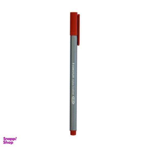 روان نویس نوک نمدی استدلر (Staedtler) مدل Triplus شماره 2 رنگ قرمز