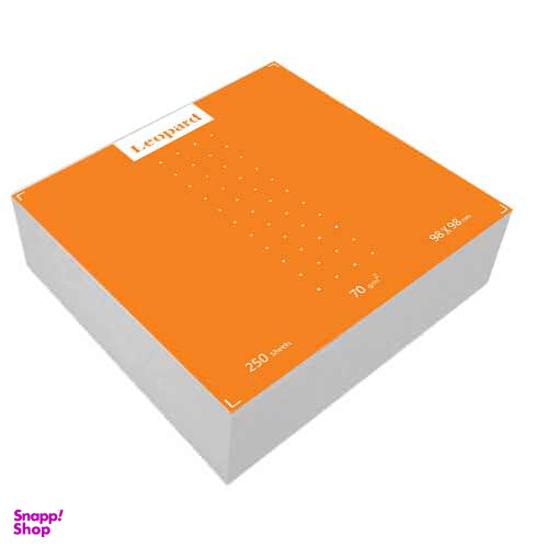 کاغذ یادداشت لیوپارد (Leopard) مدل 10*10 بسته 250 برگی