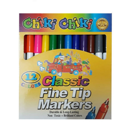 ماژیک چیکی چیکی (Chiki Chiki) مجموعه 12 رنگ