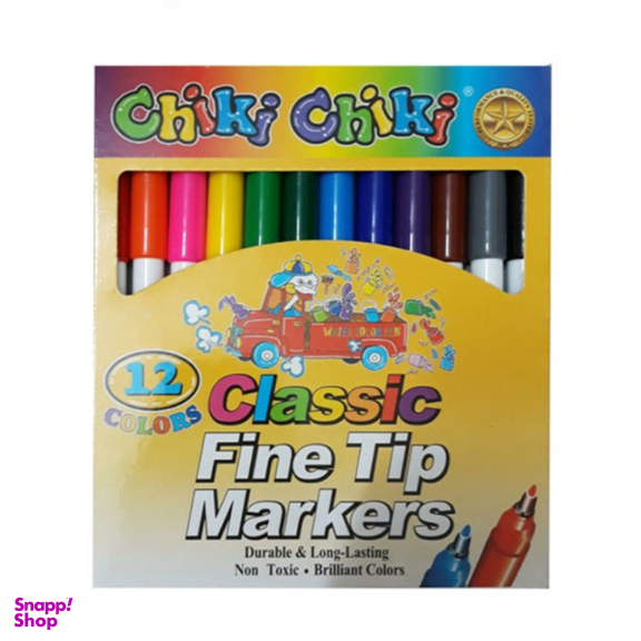 ماژیک چیکی چیکی (Chiki Chiki) مجموعه 12 رنگ