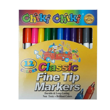 ماژیک چیکی چیکی (Chiki Chiki) مجموعه 12 رنگ