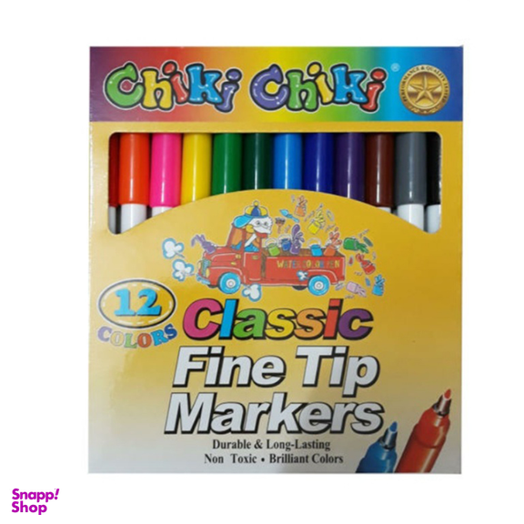 ماژیک چیکی چیکی (Chiki Chiki) مجموعه 12 رنگ