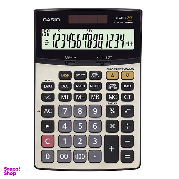 ماشین حساب رومیزی کاسیو مدل DJ-240D