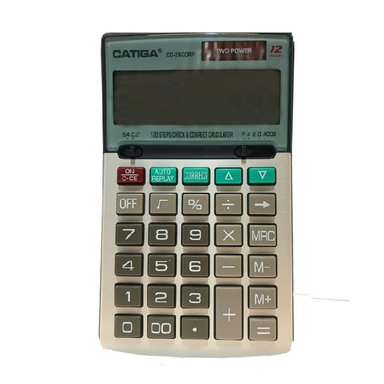 ماشین های اداری کاتیگا (Catiga) کد CD-2600 رنگ نقره ای