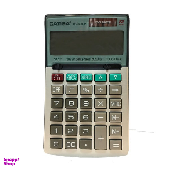 ماشین های اداری کاتیگا (Catiga) کد CD-2600 رنگ نقره ای