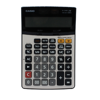ماشین های اداری کاسیو (Casio) کد DJ 240 رنگ مشکی