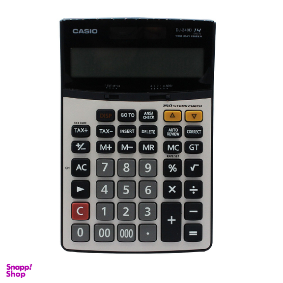 ماشین های اداری کاسیو (Casio) کد DJ 240 رنگ مشکی