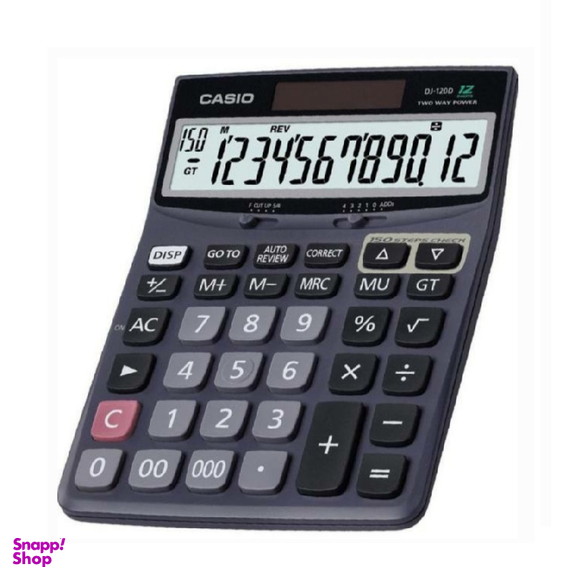 ماشین های اداری کاسیو (Casio) کد DJ-120TG رنگ مشکی
