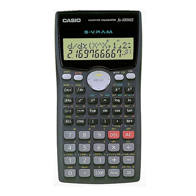 ماشین های اداری کاسیو (Casio) کد Fx-100Ms رنگ مشکی