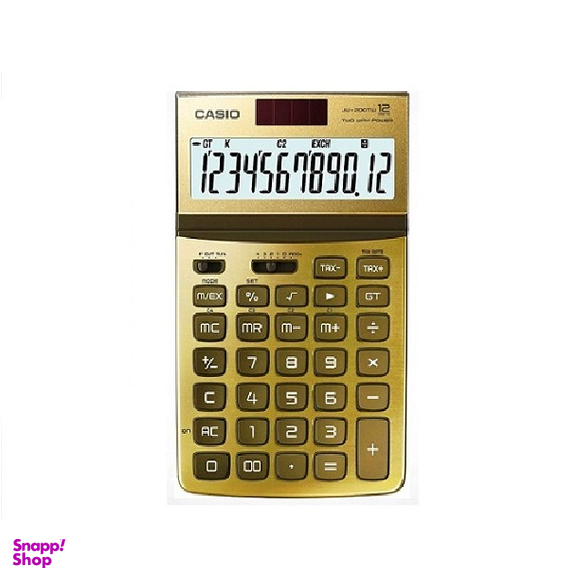 ماشین های اداری کاسیو (Casio) کد JW-200TW رنگ طلایی