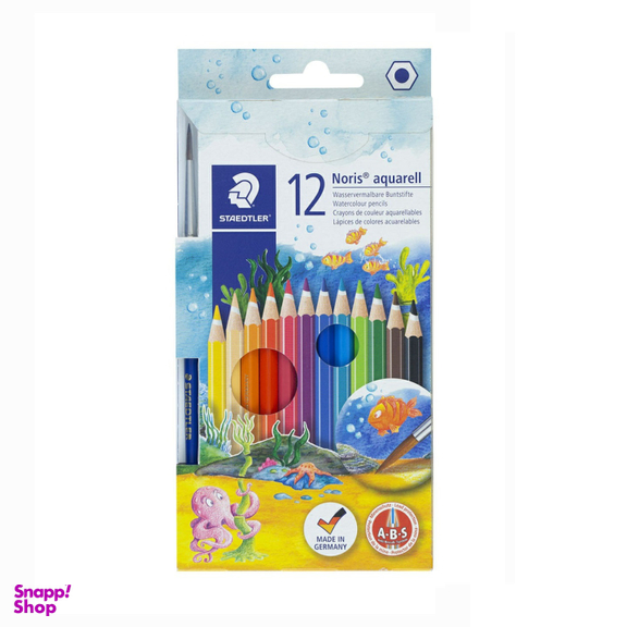 مداد رنگ ی 12 رنگ استدلر جعبه مقوایی