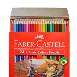 مداد رنگ ی فابر کستل (Faber Castell) بسته 24 رنگ
