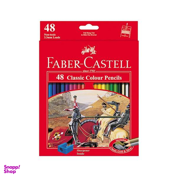 مداد رنگ ی فابر کستل (Faber Castell) بسته 48 رنگ