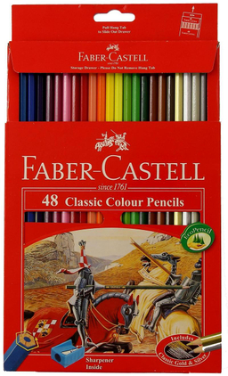 مداد رنگ ی فابر کستل (Faber Castell) بسته 48 رنگ