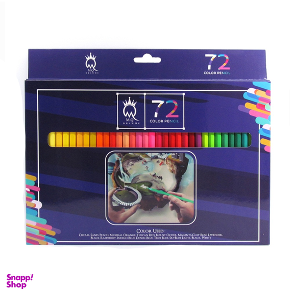 مداد رنگ ی حرفه ای ام کیو (MQ) مجموعه 72 رنگ