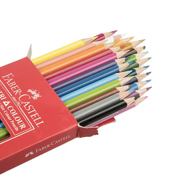 مداد رنگ ی فابرکاستل (Faber Castell) مدل مثلثی 24 رنگ