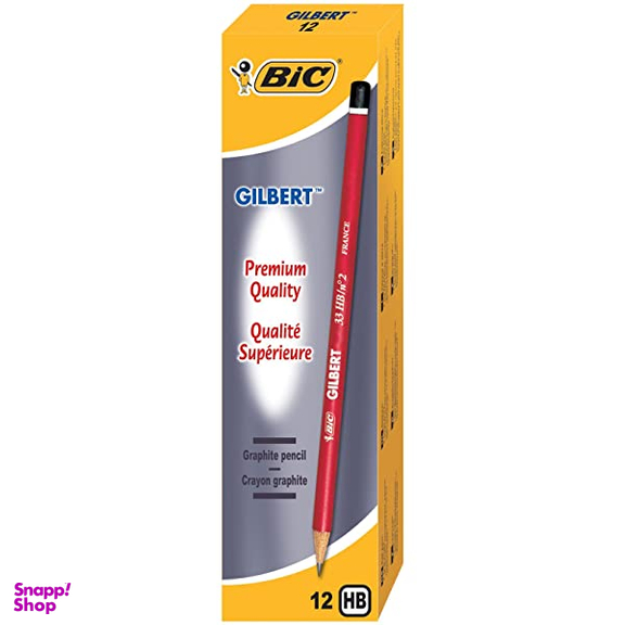 مداد سیاه بیک (Bic) مدل گیلبرت بسته 12 عددی